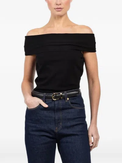 Simkhai Callahan Off-the-shoulder Top In Black