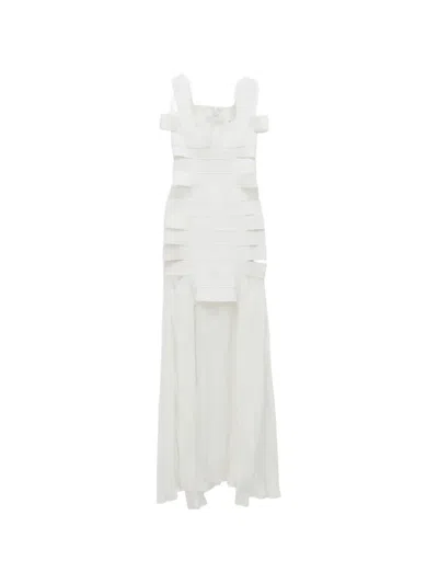 Simkhai Callaway Knit Maxi Dress In White