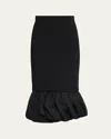 Simkhai Camille Midi Skirt In Black