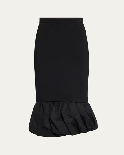 Simkhai Camille Midi Skirt In Black