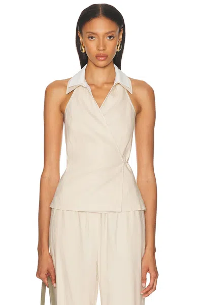Simkhai Campbell Halter Shirt