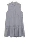 Simkhai Candace Sleeveless Shift Dress In Gray