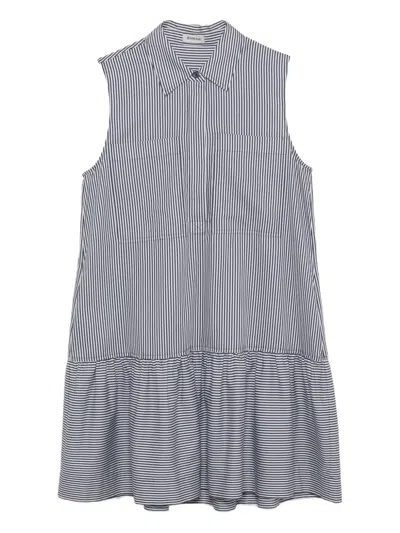 Simkhai Candace Sleeveless Mini Dress In Gray