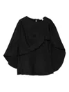 Simkhai Cape-detail Top In Black