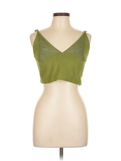 Pre-owned Simkhai Cardigan Sweater In Green