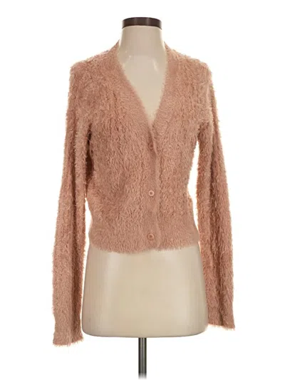 Pre-owned Simkhai Cardigan Sweater In Tan