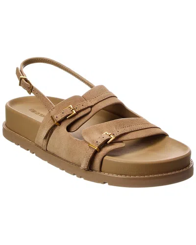 Simkhai Carey Suede Sport Sandal In Brown