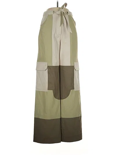 Pre-owned Simkhai Cargo Pants In Green