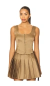 Simkhai Carly Top In Gold