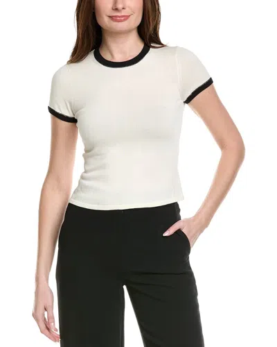 Simkhai Carmen Ringer Knit Silk-blend Top In Animal Print
