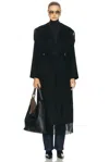 Simkhai Carrie Fringe Robe Coat In Black