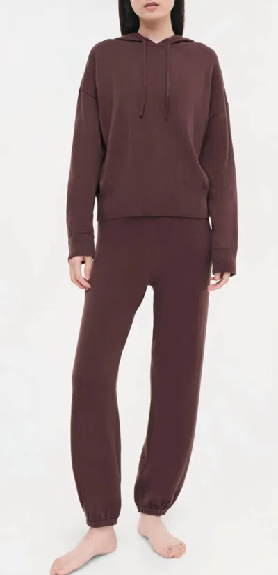 Simkhai Cashmere Hoodie In Chocolate In Brown