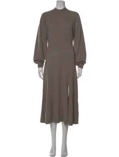 Pre-owned Simkhai Cashmere Long Dress In Neutral