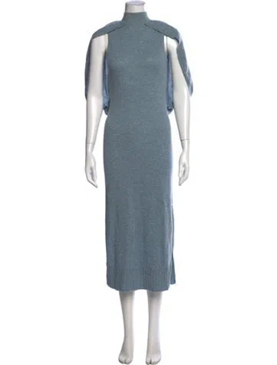 Pre-owned Simkhai Cashmere Midi Length Dress In Blue