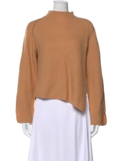 Pre-owned Simkhai Cashmere Mock Neck Sweater In Neutral
