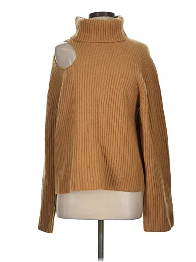 Pre-owned Simkhai Cashmere Pullover Sweater In Tan