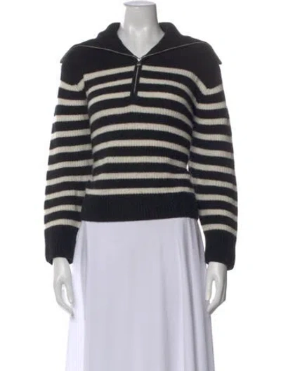 Pre-owned Simkhai Cashmere Striped Sweater In Black