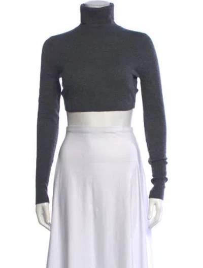 Pre-owned Simkhai Cashmere Turtleneck Sweater In Grey