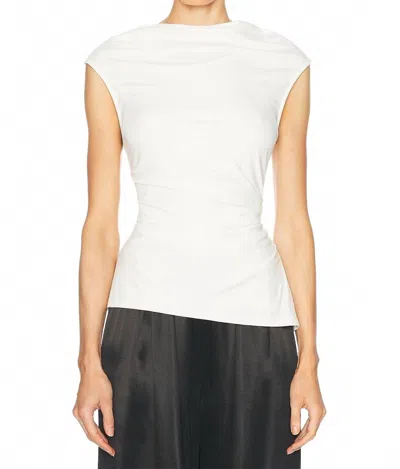 SIMKHAI CASMI SLEEVELESS TOP IN WHITE