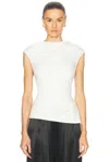 Simkhai Casmi Sleeveless Top In Ivory In Ivory
