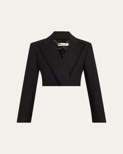 Simkhai Cassian Cropped Blazer In Black