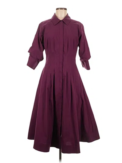 Pre-owned Simkhai Casual Dress In Burgundy