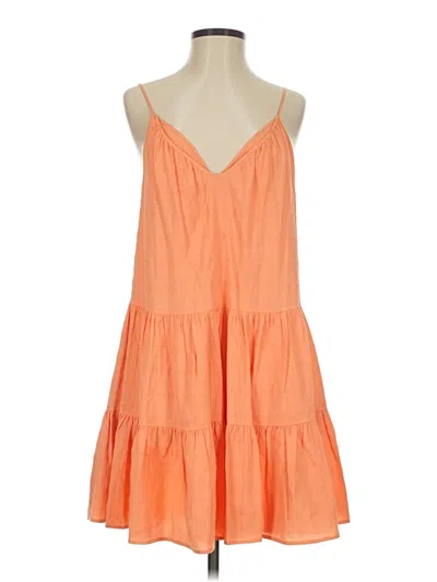 Pre-owned Simkhai Casual Dress In Orange