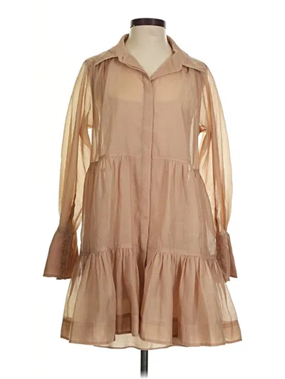 Pre-owned Simkhai Casual Dress In Tan