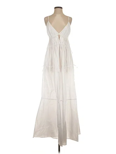 Pre-owned Simkhai Casual Dress In White
