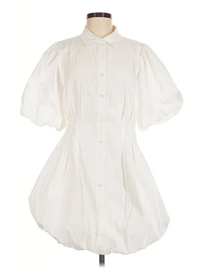 Pre-owned Simkhai Casual Dress In White