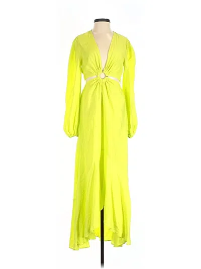Pre-owned Simkhai Casual Dress In Yellow