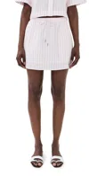 Simkhai Catherine Boxer Skirt Sorbet Stripe