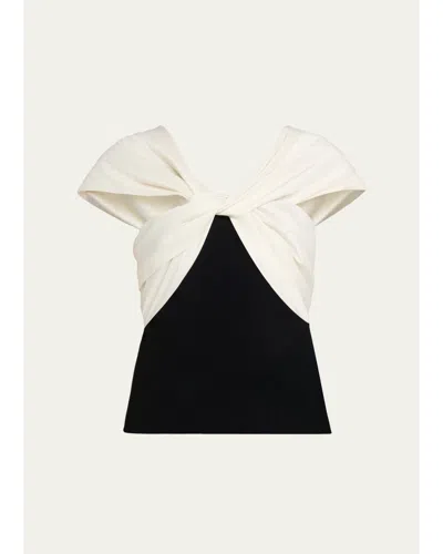 Simkhai Celiana Combo Off-the-shoulder Top In Multi