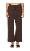 Simkhai Celine Cashmere-blend Pants In Chocolate