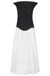 Simkhai Cersei Off Shoulder Midi Dress In Black