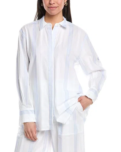 Simkhai Chandler Oversized Button-down Shirt In Blue