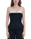 Simkhai Charlee Bustier Top In Black