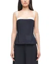 Simkhai Charlee Bustier Top In Black Multi In Black