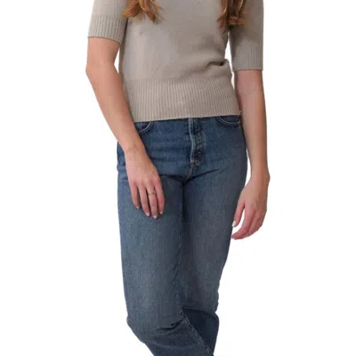 Simkhai Cindy Sweater Top In Gray
