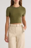 Simkhai Cinta Ribbed Cropped Top