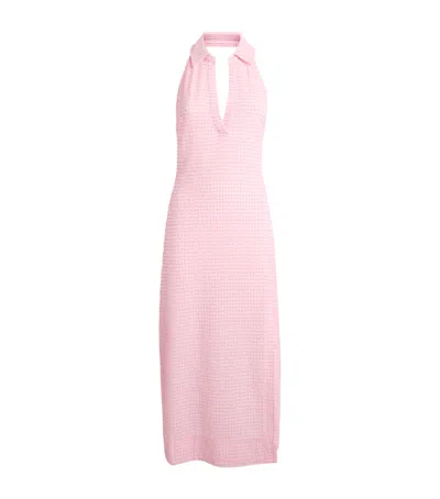 Simkhai Clairmont Midi Dress In Pink