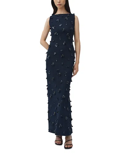 Simkhai Claudia Embellished Maxi Dress In Blue