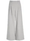 Simkhai Clayton Wide-leg Woven Trousers In Gray