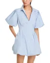 Simkhai Women's Cleo Cotton Mini Dress In Periwinkle Sky