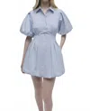 Simkhai Women's Cleo Cotton Mini Dress In Periwinkle Sky In Blue