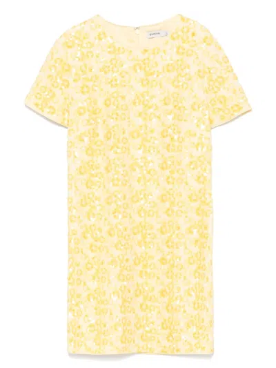 Simkhai Clove-embellished Mini Dress In Yellow