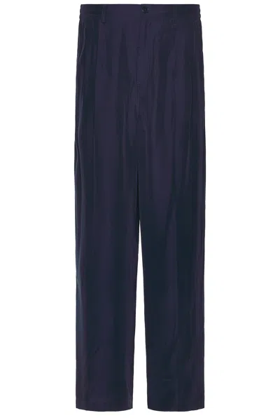 Simkhai Clyde Cinch Waist Pleated Trouser In Midnight