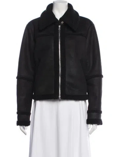 Pre-owned Simkhai Coat In Black