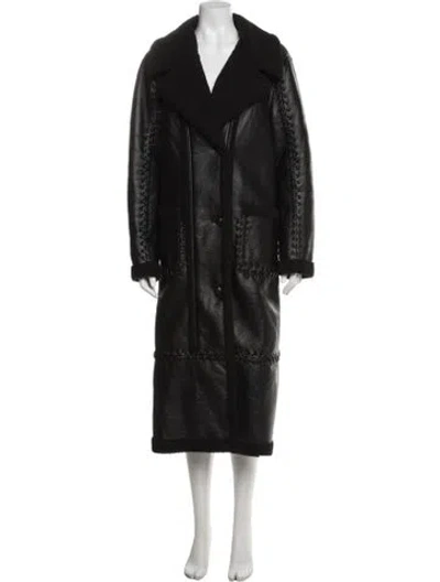 Pre-owned Simkhai Coat In Black