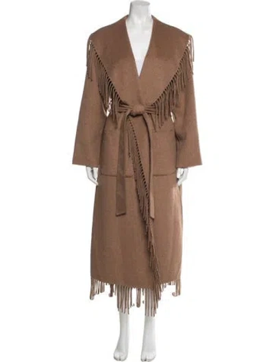 Pre-owned Simkhai Coat In Brown